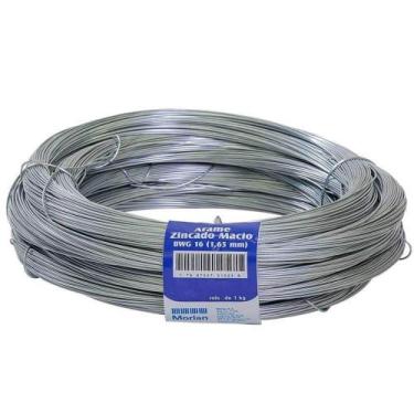 Imagem de Arame Galvanizado, Comercial, Bwg 16 1,65 Mm, Morlan