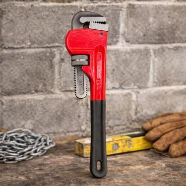 Imagem de Chave Grifo 12 Polegadas De Aperto Profissional Em Aço Forte - Fertak