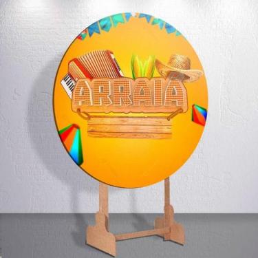 Imagem de Capa Painel Redondo Festa Junina Para Festa 3d Decoração Top Premium 1