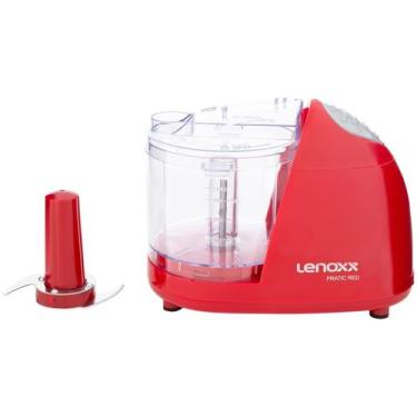 Imagem de Mini Processador Lenoxx Pratic PMP435 Red 100W 127V  350ml, Filtro Dup