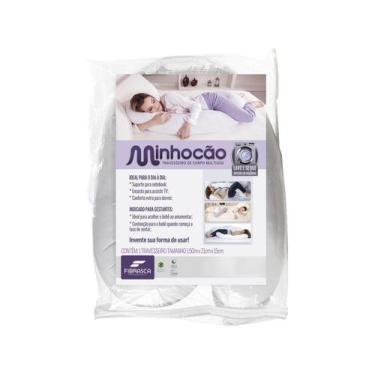 Imagem de Fibrasca Travesseiro Corpo Anatômico Minhocão Multiuso 1.5m Cor Branco