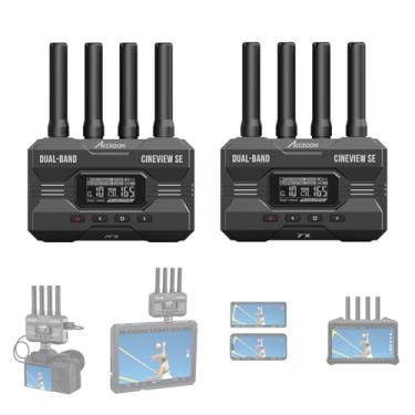 Imagem de Accsoon Transmissor e receptor de vídeo sem fio CineView SE, transmissão de banda dupla, alcance de 350 m, latência de 0,05s e vídeo HD 1080p, HDMI e SDI, suporta 4 dispositivos