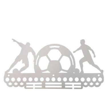 Imagem de Porta Medalha F031 para Organizar Conquistas com Corte a Laser em MDF Branco Trovarelli...