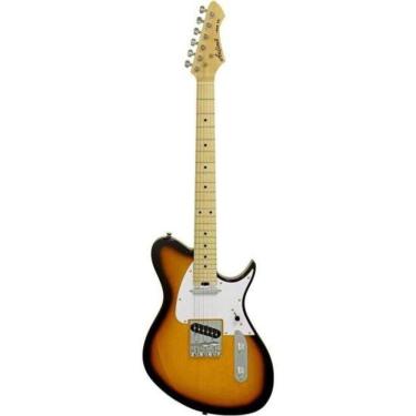 Imagem de Guitarra Elétrica Pro II J-TL 2 Tone Sunburst Single Coil Basswood Maple Aria Guitars