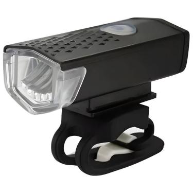 Imagem de Kit de Farol para Bike Ultra LED USB Recarregável com Iluminação Frontal e Traseira Bra...