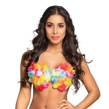 Imagem de Fantasia Sutian Havaiano Colorido Adulto p/ Festa Carnaval - Fantasias
