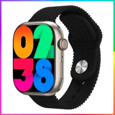 Imagem de Smartwatch Watch 9 Preto ProMax Amoled NFC + 3 Pulseiras GPS Traking +