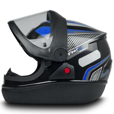 Imagem de Capacete Fechado Para Moto Com Design Espotivo Modelo Automatic da FW3