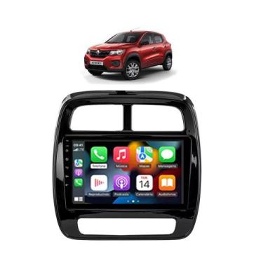 Imagem de Kit Multimídia Kwid 2017 / 2022 Life Zen 9 Pol Android Carplay 2/32GB 