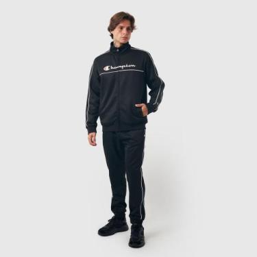 Imagem de Conjunto tracksuit champion active contrast line script logo ink, G