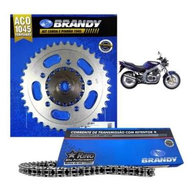 Imagem de Kit Relação Completo Brandy 520x112L Para Moto Suzuki GS 500 _ Brandy