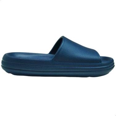 Imagem de Chinelo Nuvem Infantil Menino Molekinho Macio Leve, 31/32, Marinho