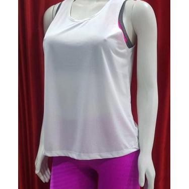 Imagem de Regata Academia Poliamida Dry Fit - FEMININA - Loja Sport Show, Preto,