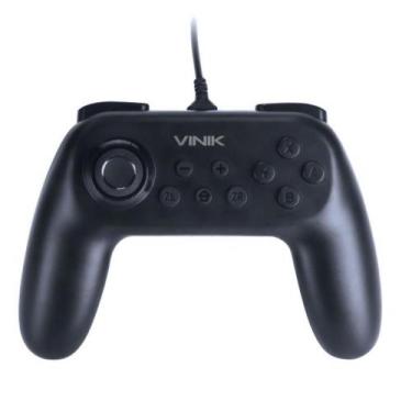 Imagem de Controle USB 2.0 Compáivel com Switch Modelo NS Vinik Preto