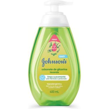 Imagem de Sabonete Líquido de Glicerina Johnsons Baby Lavanda 400ml