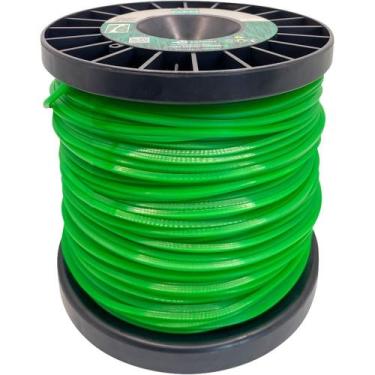 Imagem de Fio Para Cortador De Grama Ekilon Grass 1,8 Mm Quadrado 340 M Verde