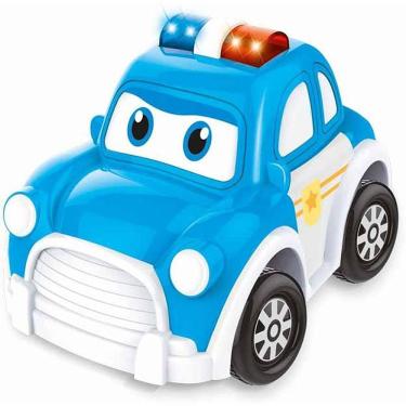 Imagem de Carro de Polícia Musical Baby Land com Luz e Som para Bebê Cardoso Toys