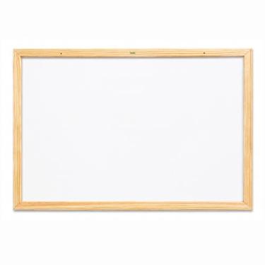 Imagem de Quadro Branco Standard, Souza & Cia, Moldura de Madeira, 60x40