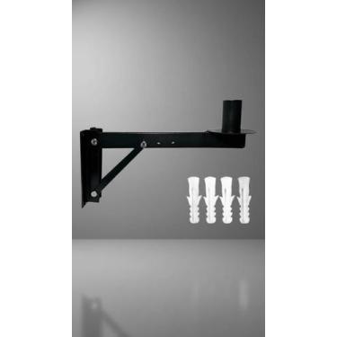 Imagem de Suporte Parede Caixa Som 30cm Regulável C/ Kit 4pçs - Congratulations 