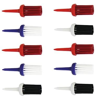 Imagem de Amagogo 10 Peças golf professional tees Brush Lot Golf Acessórios de Qualidade Premium Aleatória, 62mm