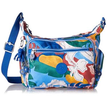 Imagem de Kipling Bolsa tiracolo pequena Gabbie feminina, Botânico, 11.5''L x 8.75''H x 6.5''D