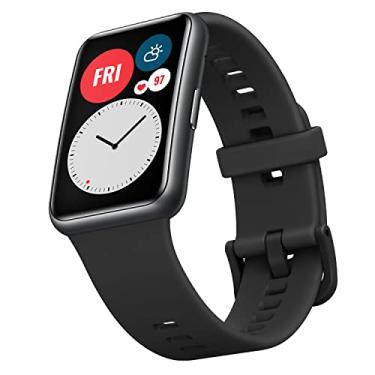 Imagem de Smartwatch HUAWEI Watch Fit Relógio Inteligente, Monitor AMOLED vívido de 1,6 polegadas, Animações de Treino Rápido, Bateria de 10 Dias de Vida Útil, Rastreador Esportivo GPS Fitness