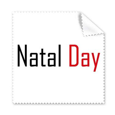 Imagem de Celebrate Natal Day Canada Blessing pano de limpeza limpador de óculos 5 peças