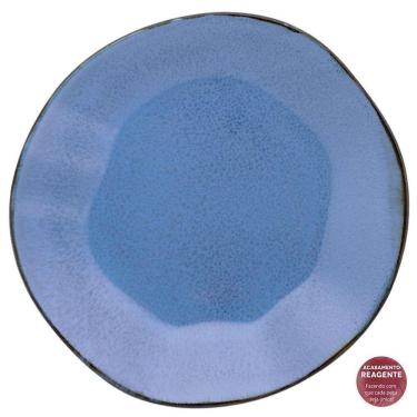 Imagem de Conjunto 06 Pratos Rasos 27Cm Ryo Santorini Azul - Oxford