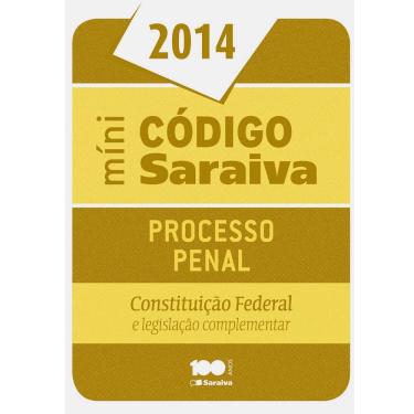 Imagem de Livro - Mini Código Processo Penal - 20ª Edição - 2014 - Saraiva