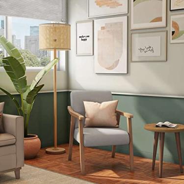 Imagem de Poltrona Renée Cinza e Natural