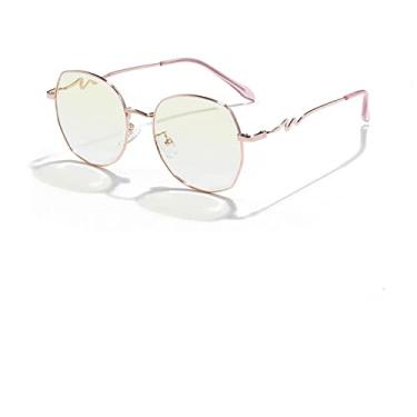 Imagem de Óculos de sol feminino design de moda sem aro óculos de sol feminino vintage moldura de liga clássica tons de designer óculos, 6, tamanho único