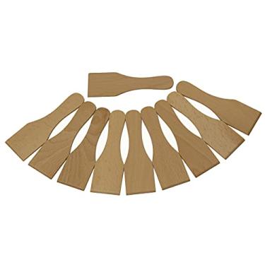 Imagem de Espátula de madeira de raquete., Marrom, 5.1, 10