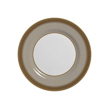 Imagem de Alleanza Celebrate Fendi 1075 Conjunto de 6 Pratos, Padrão, Branco/Marrom/Bege