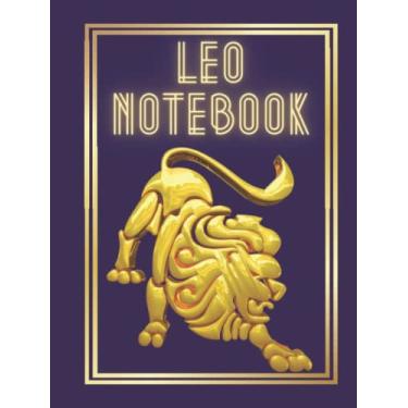 Imagem de Leo Notebook: A Great Leo Gift for Women/Men; Blank Lined Zodiac Journal