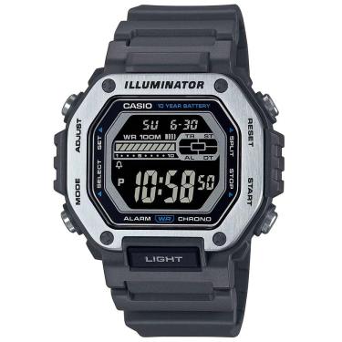 Imagem de Relógio CASIO cinza digital masculino MWD-110H-8BVDF