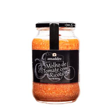 Imagem de Molho de Tomate com Ricota Artesanal Amaddre 500g