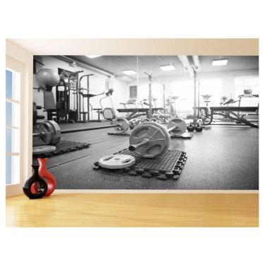 Imagem de Papel De Parede 3D Academia Exercício Crossfit 3,5M Aca15