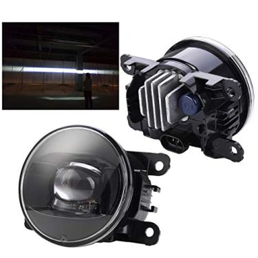 Imagem de Farol De Milha Neblina LED de nova geração para Ford ECOSPORT FIESTA FOCUS FUSION KA KA+ NEW FIESTA RANGER TRANSIT 2011 2013 2014 2015 2016 2017 2018 Farol Milha Aux