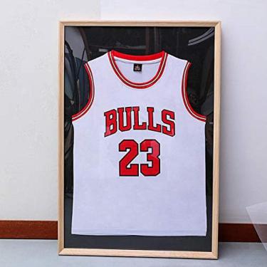 Imagem de Moldura de exibição de camisa esportiva, moldura de exibição de camisa, moldura de exibição montada na parede, moldura de coleção adequada para camisetas, uniformes de futebol, uniformes de