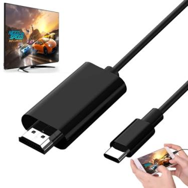 Imagem de Adaptador HDMI cabo conversor MHL 4K HD Video Digital HDTV cabo espelhado para HP MacBook iPhone 15 Pro Max Samsung Galaxy S22 Plus S21 S20 S10 Note 20 USB tipo C telefones Android para projetor,