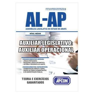Imagem de Apostila Al-Ap - Auxiliar Legislativo - Auxiliar Operacional - 2019