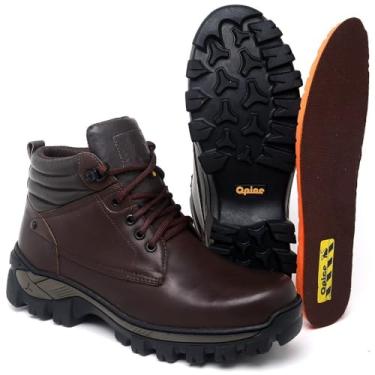 Imagem de Bota Botina De Segurança Trabalho De Eletricista Biqueira Ca (Marrom, BR, Adulto, Numérico, 40)