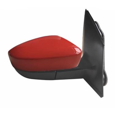 Imagem de Substituição do espelho lateral do passageiro adequado para Volkswagen VW Polo Vento Sedan 2010-2015 Conjunto de espelho retrovisor lateral acessórios de aquecimento, ajuste de lente elétrica