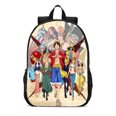 Imagem de MOCHILA ESCOLA INFANTIL JUVENIL ANIME ONE PIECE-Unissex