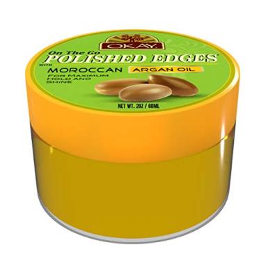 Imagem de Edges polido bem com Retenção Argan Oil Sem descamação All Day Edge Control Para Hairline Costeletas de silicone, Tipos Paraben Free For All cabelo e texturas Made in EUA 2 onças
