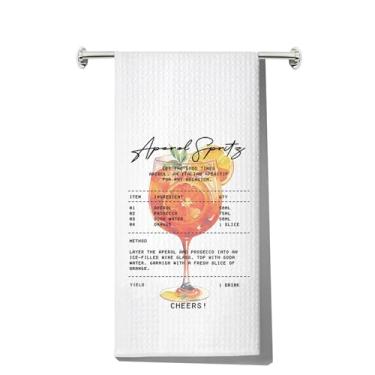 Imagem de JNIAP Aperol Spritz Toalha de cozinha Italiana Aperol Spritz Presentes Aperol Spritz Toalha de prato Aperol Spritz Amante Presentes (Aperol Spritz kt)