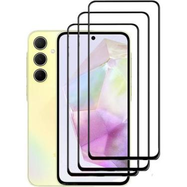Imagem de Kit 3X Películas Premium 9D Cerâmica Compatível Com Samsung Galaxy A55