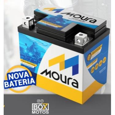 Imagem de Bateria Moto Moura MA5D Titan Fan Biz Bros Fazer 125 150 160 Mix Flex