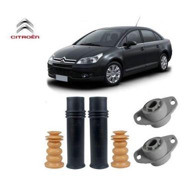 Imagem de 2 Kit Coxim Batente Coifa Traseiro Citroen C4 Pallas 2005 2006 2007 - 