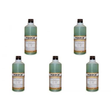 Imagem de Kit C/5 - Removedor De Ferrugem Ferrox Anticorrosivo 500Ml - Natrielli